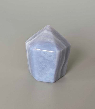 Blue Lace Agate Freeform Single Point 2.8-3.1 inch (1.8-2.5 x 7-8cm) A