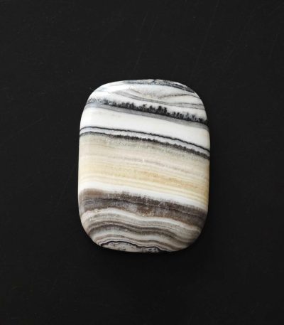 Banded Zebra Jasper Rectangle Stone 1.6 inch (0.8x3x4cm) A/A+