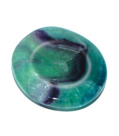 Rainbow Fluorite Freeform Thumb Stone 1.8 inch (0.95 x 4-5 cm) A/A+