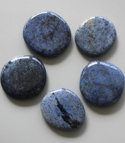 Dumortierite Smooth Stone 1.6 inch (0.8-1 x 3.5-4.5cm) A/A+