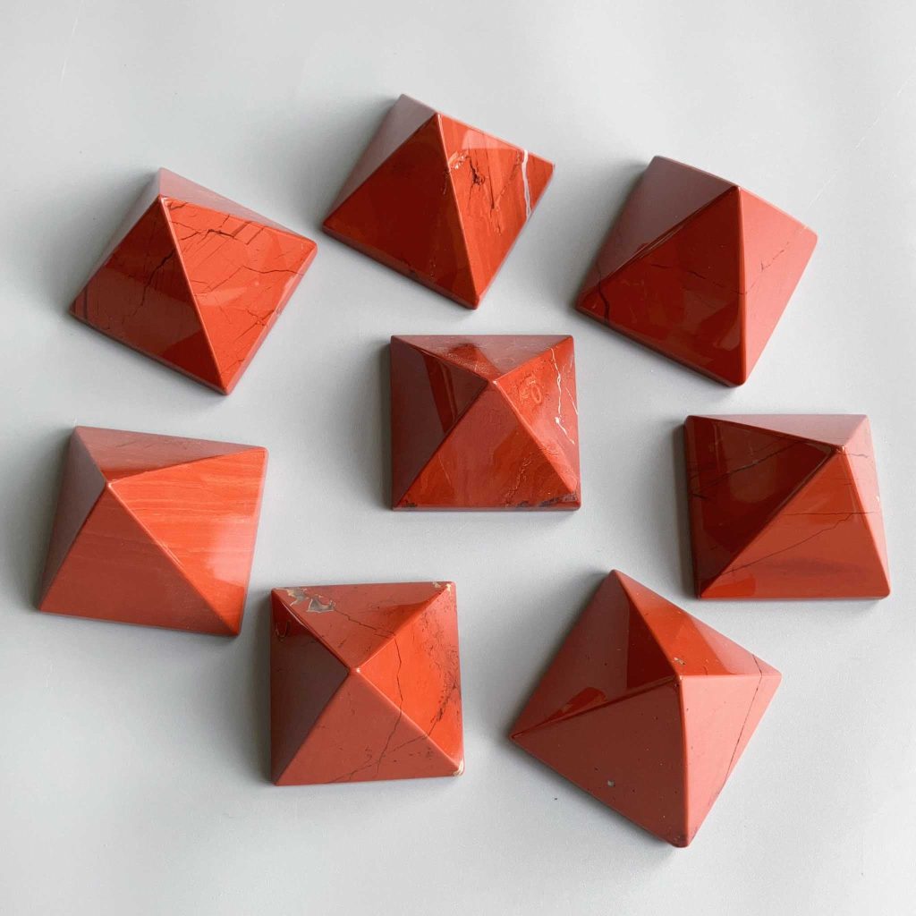 Red Jasper Pyramid 40mm A