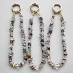 Rainbow Fluorite Chips Phone Cord 5/10mm A