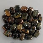 Gold & Blue Tiger Eye Tumble Stone 1 inch (2-3cm) A