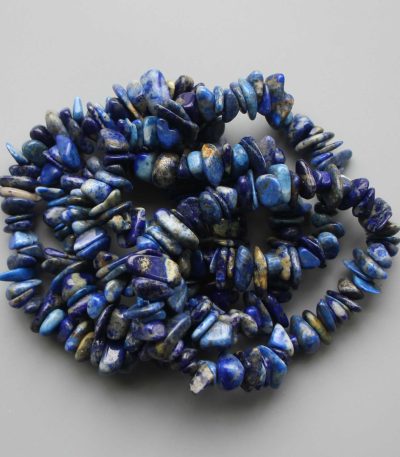 Lapis Lazuli Chips Bracelet 4/8mm A/B
