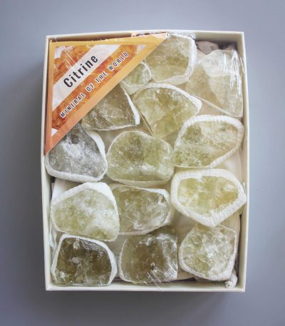 Lemon Quartz Rough Box Set 40x135x175mm A