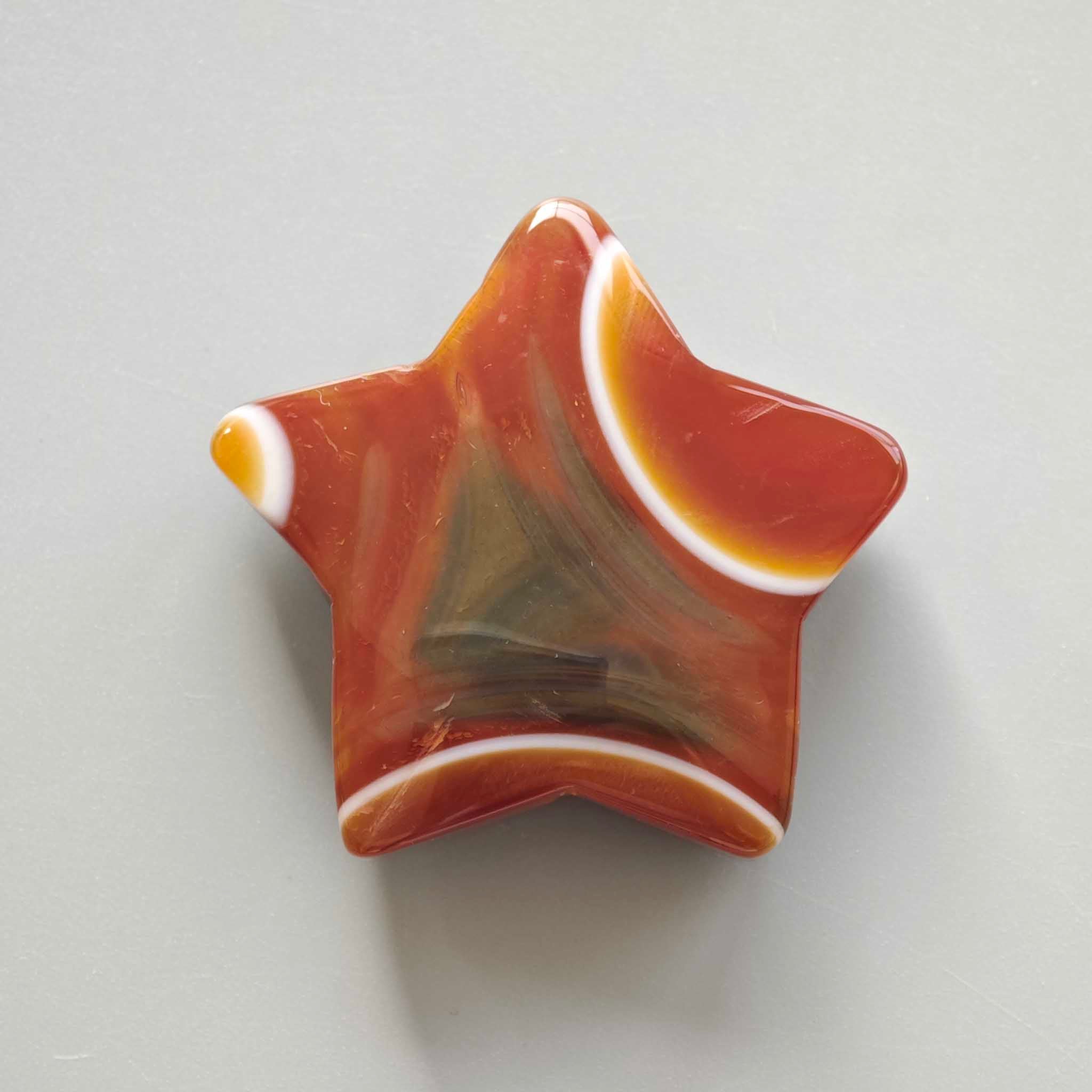 7c6b80bef828d9d5a87c14a55b5fa5de-1 Carnelian With Stripe Star 13/16x35/45mm A/A+