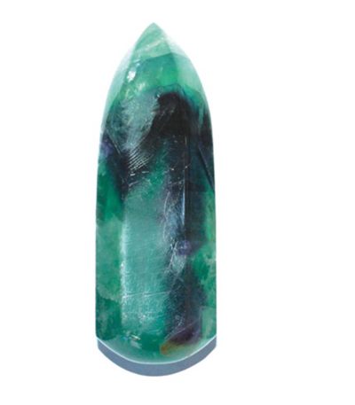Rainbow Fluorite Smooth point wands 4inch(2x10cm) A/A+