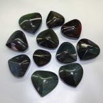 Rainbow Obsidian Free Form Heart Shape w/Edge 40/75mm A/A+