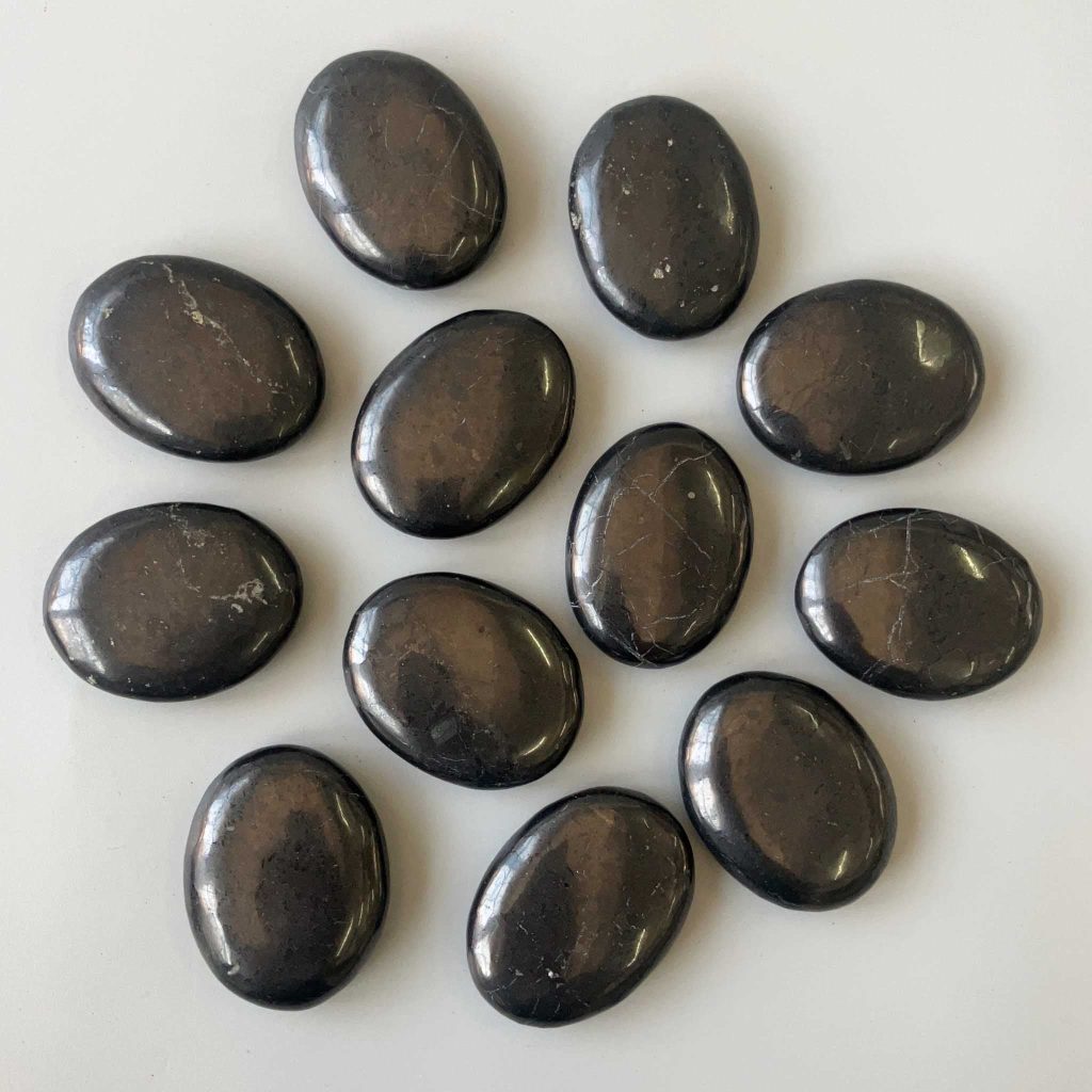 Shungite Soap stone 2.8 inch (1.5 x 5 x 7cm) A