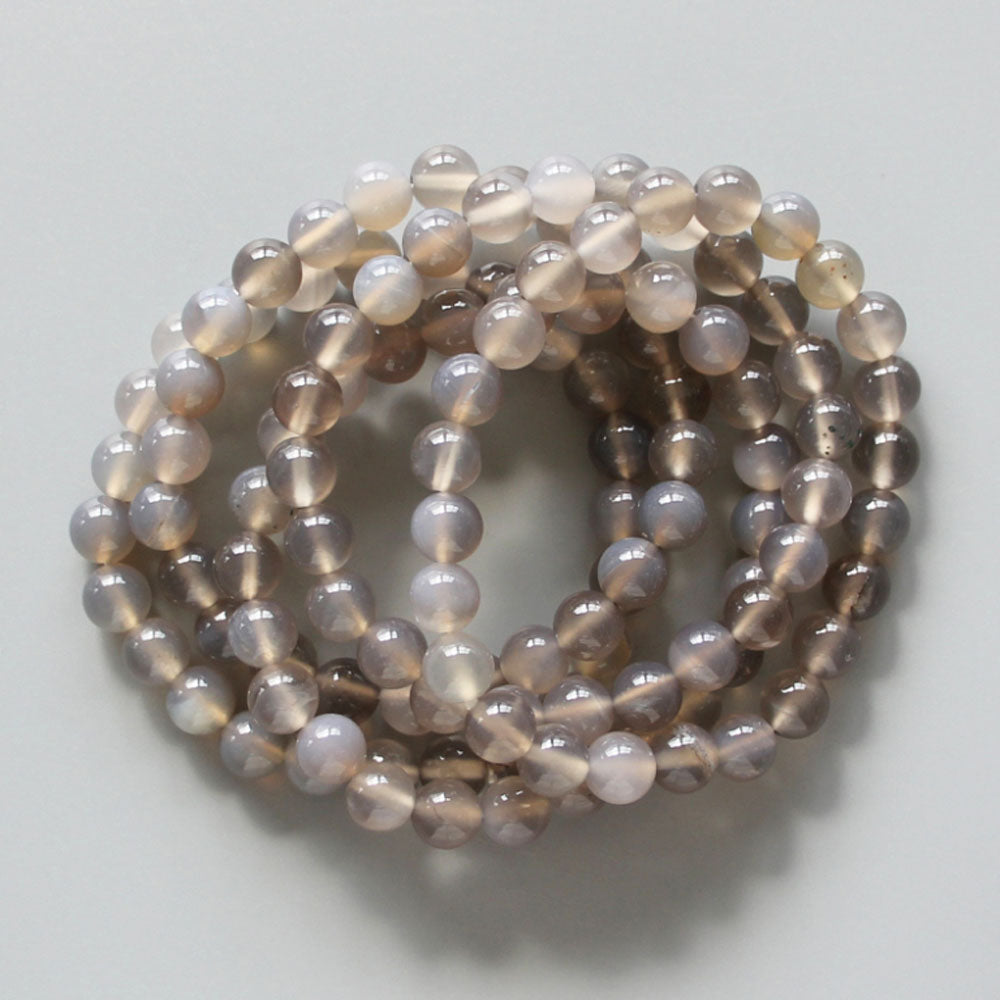 Agate Round Bracelet 18cm 8mm A
