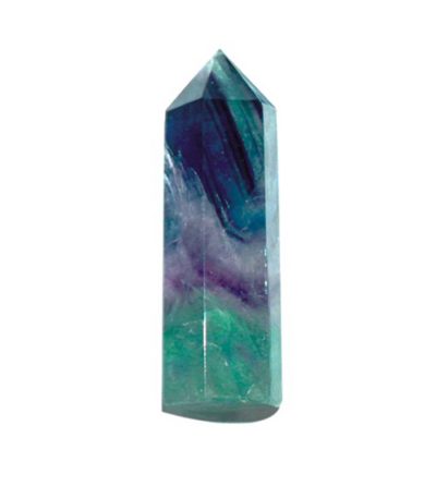 Rainbow Fluorite Single Point 2.4 inch (2 x 7cm) A/A+