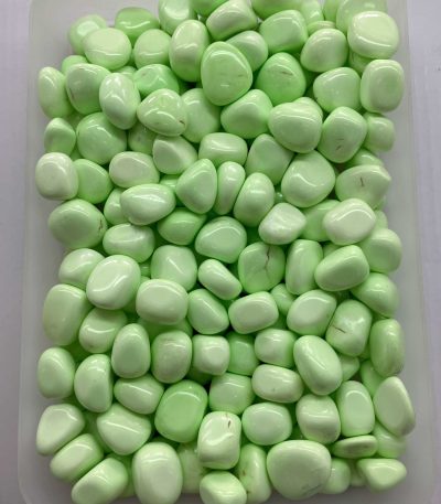 Lemon Chrysoprase Tumble Stone 20/30mm A+/AA