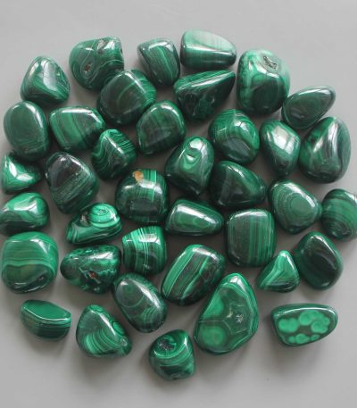Malachite Tumble Stone 1 inch (2-3cm) A