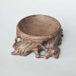 Ball Stand With Carving Base 8.5cm