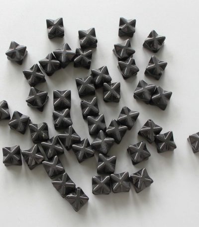 Shungite Merkaba Star Pendant With Metal 17/20mm A