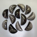 Silver Obsidian Moon 2.4-3.6 inch ( 6-9cm) A/A+