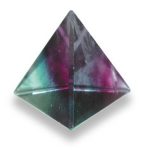 Rainbow Fluorite Triangle 18mm A/A+