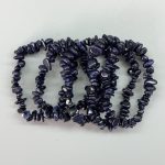 Blue Sandstone Chips Bracelet 4/8mm A