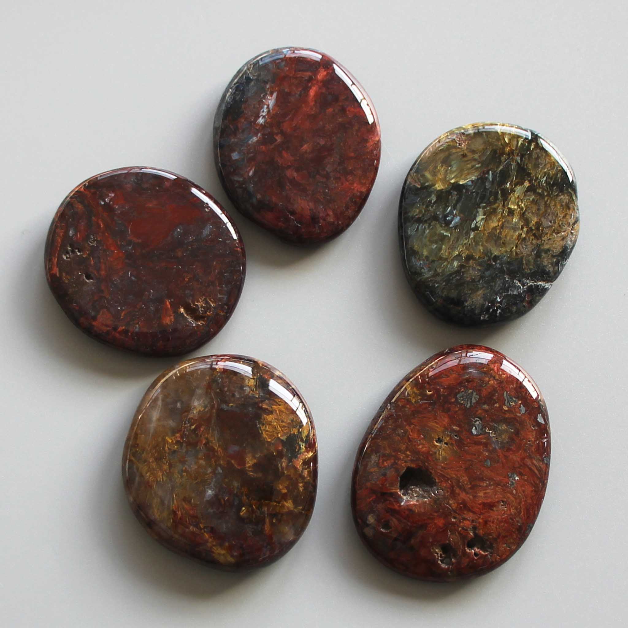 85db9a1b613ebf5b0e9dc66e9c4e67b6-1 Pietersite Smooth Stone 1.6 inch (0.8-1 x 3.5-4.5cm) A