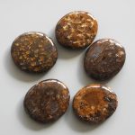 Pintade Opal Smooth Stone 1.6 inch (0.8-1 x 3.5-4.5cm) A
