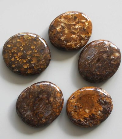 Pintade Opal Smooth Stone 1.6 inch (0.8-1 x 3.5-4.5cm) A
