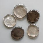Smoky Quartz Smooth Stone 1.6 inch (0.8-1 x 3.5-4.5cm) A/A+