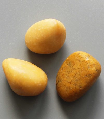 Yellow Jasper China Tumble Stone 1 inch (2-3cm) A/B