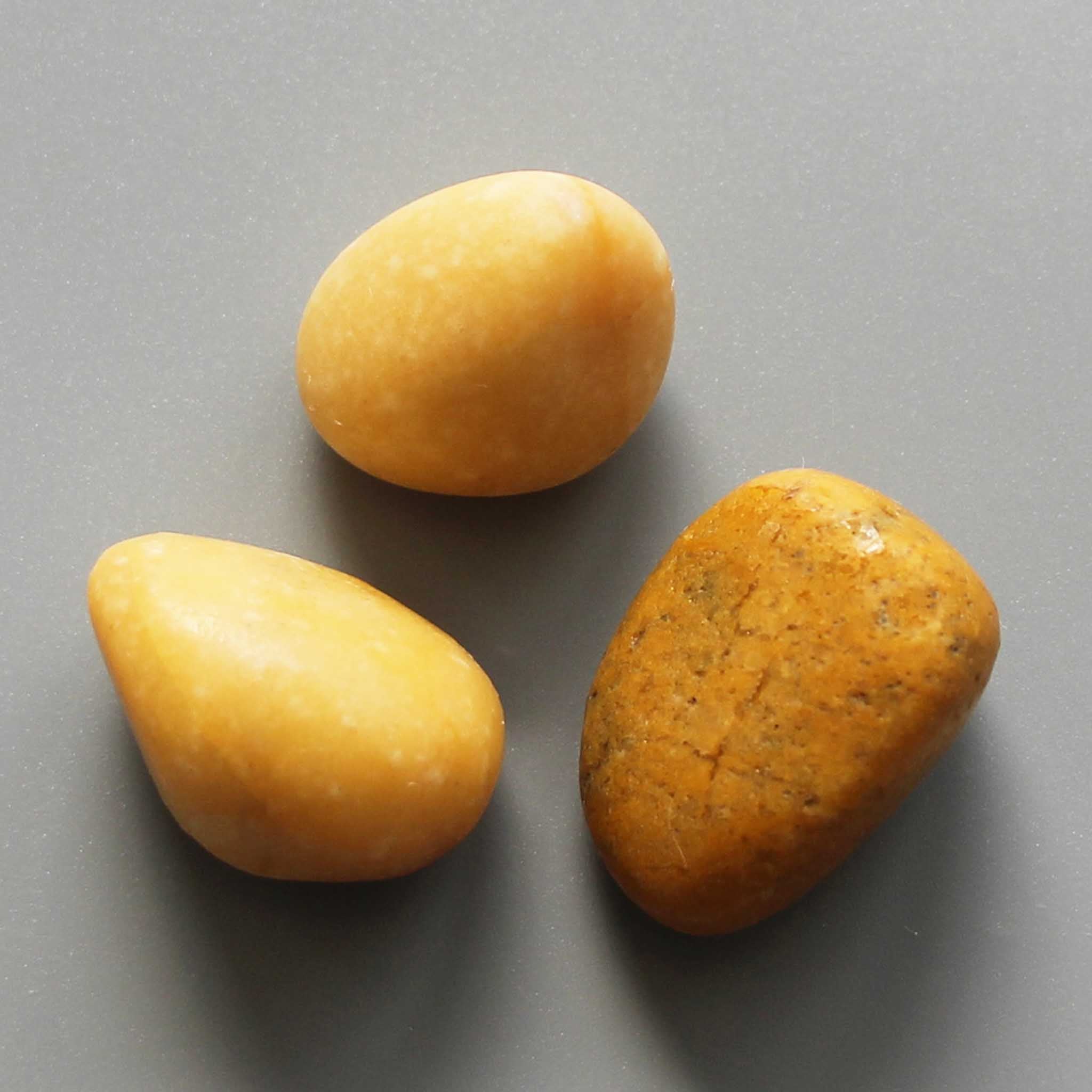 88e27cb0b2fff81170b29e8938fa02a1-1 Yellow Jasper China Tumble Stone 1 inch (2-3cm) A/B
