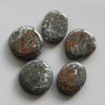 Hornblende Smooth Stone 1.6 inch (0.8-1 x 3.5-4.5cm) A