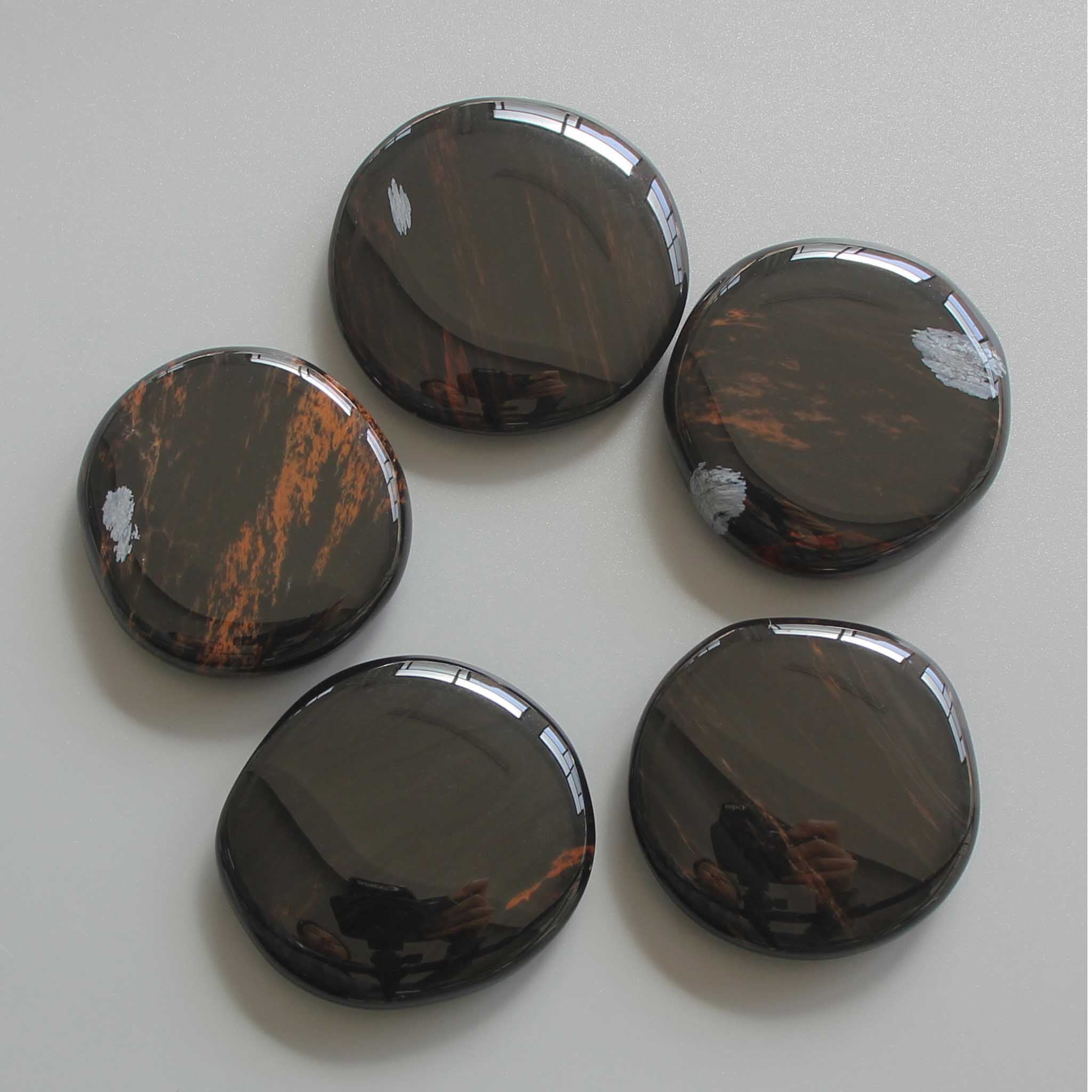 8b047b8c223ddaa27e2c969cd2883e17-1 Red Obsidian Smooth Stone 1.6 inch (0.8-1 x 3.5-4.5cm) A