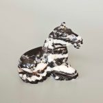 Zebra Jasper Lying Horse P 2 inch（5cm） A