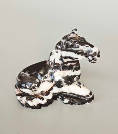 Zebra Jasper Lying Horse P 2 inch（5cm） A