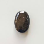 Black Tourmaline Soap stone 1.8 inch (1.5 x 3 x 4.5cm) A