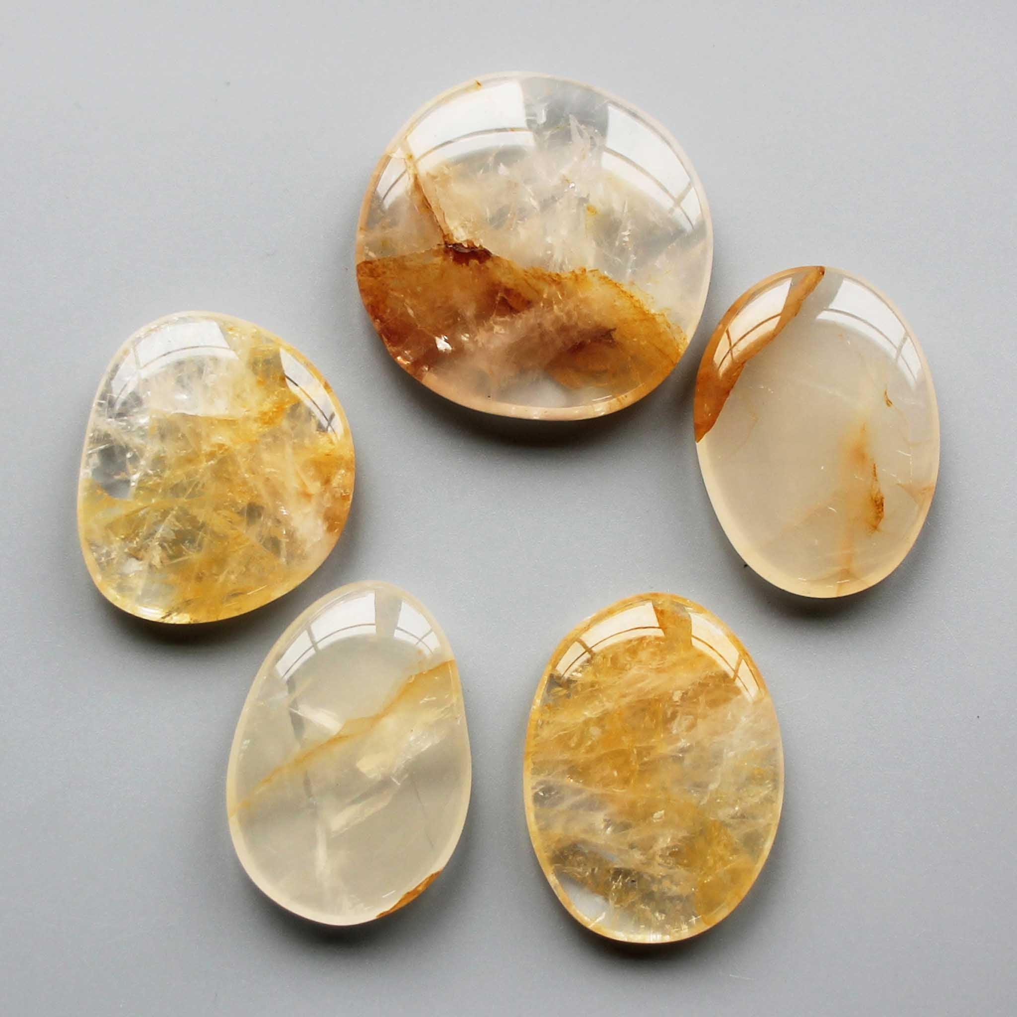 8c606284a47b54a81e768273457132e8-1 Gold Healer Quartz Smooth Stone 1.6 inch (0.8-1 x 3.5-4.5cm) A