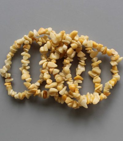 Yellow Jasper China Chips Bracelet 4/8mm A