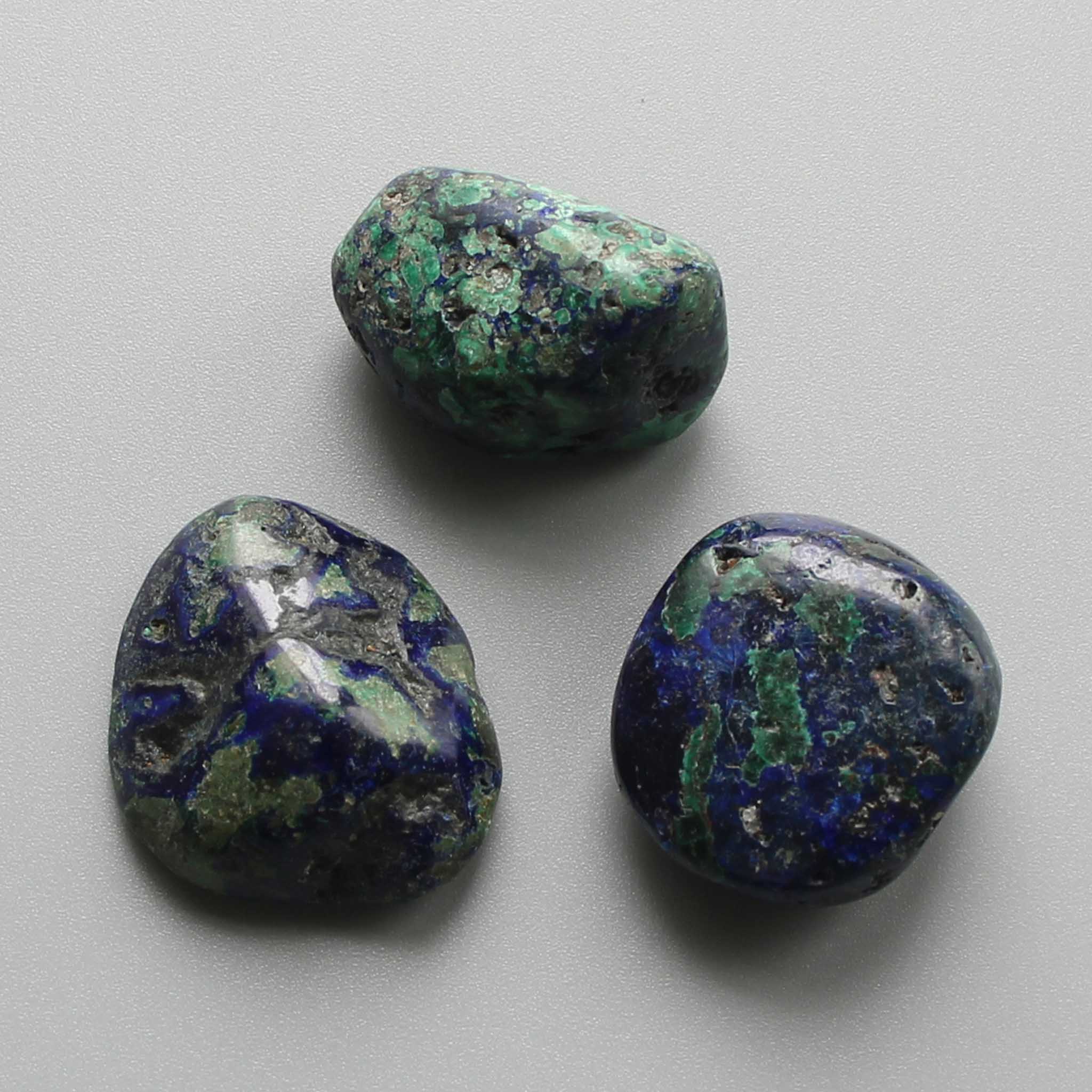 90915d82977451477b691f2bf6c95fbb-1 Azurite Malachite Natural Tumble Stone 1 inch (2-3cm) A