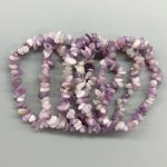 Lepidolite Ch Chips Bracelet 4/8mm A/B