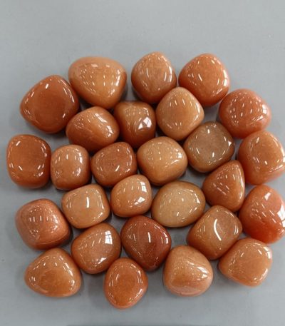 Red Aventurine B Tumble Stone 1 inch (2-3cm) A