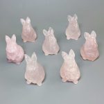 Rose Quartz Rabbit P 2 inch （5cm） A