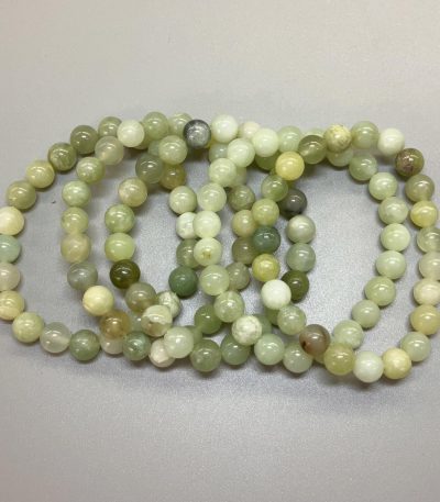 New Jade Round Bracelet 18cm 8mm A/B