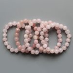 Rose Quartz Round Bracelet 18cm 10mm A/B