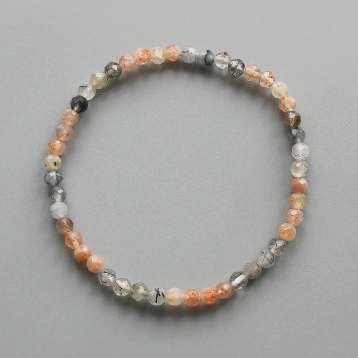 96bcf7fd55e45095ee997c77d983608c Mix Stone Round Bracelet #1 4mm A
