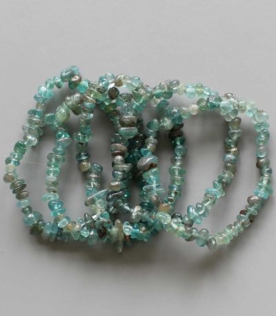 Apatite Africa Smooth Chips Bracelet 18cm 5/8mm A/A-