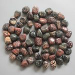 Red Snowflakes Jasper Tumble Stone 1 inch (2-3cm) A