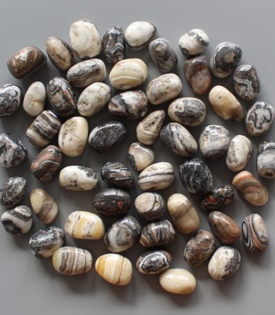 Banded Zebra Jasper Tumble Stone 1 inch (2-3cm) A/B