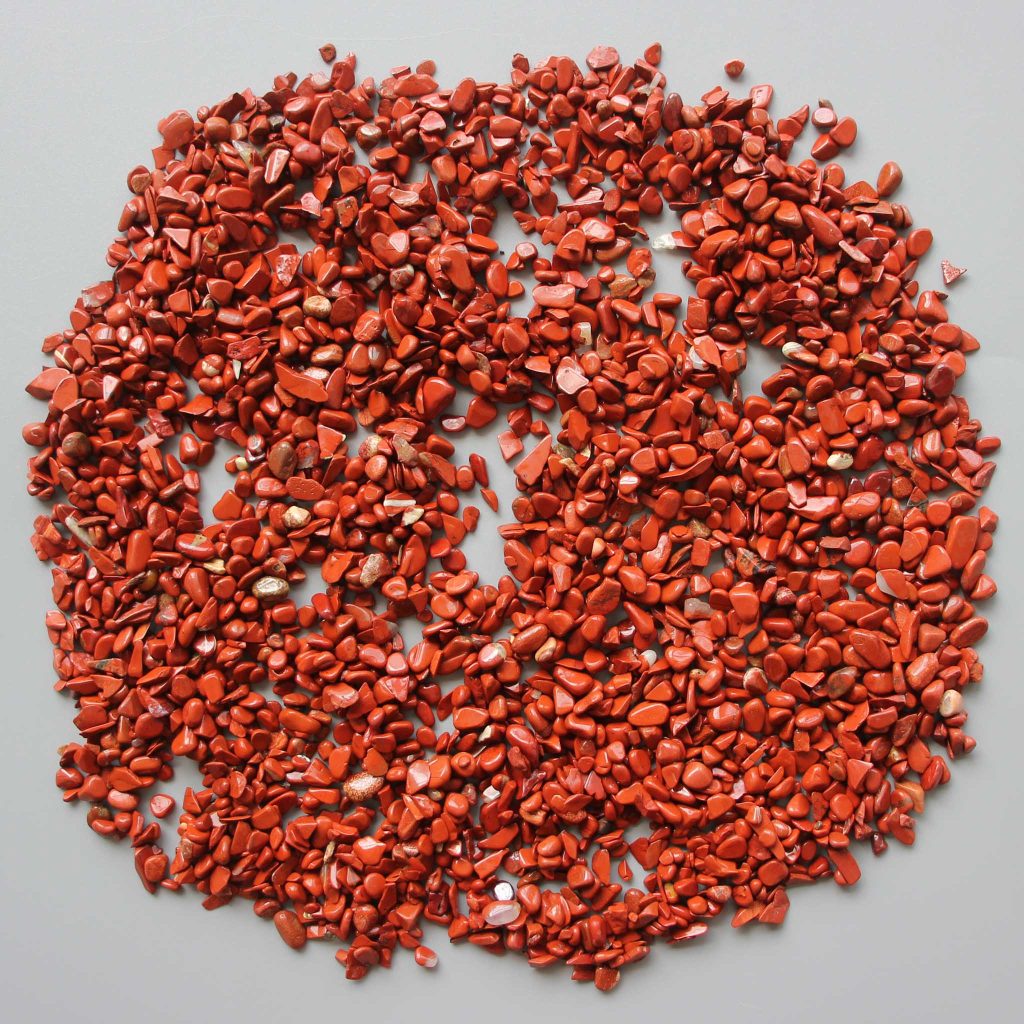 Red Jasper Chips With Corner 0.2 inch (3-8mm) A