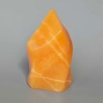 Orange Calcite China Concave & Caving Sculpture 250-500g/pc A