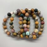 Ocean Jasper Round Bracelet 18cm 10mm A