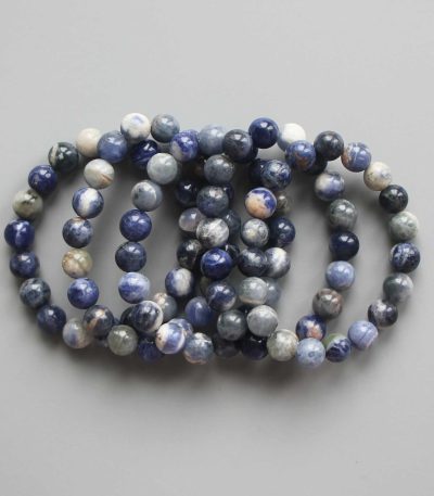 Sodalite Br Round Bracelet 18cm 10mm A/B