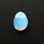 Opalite Tumble Pendant With Cross Hole 2.5mm 1.1 inch (2.5-3cm) A/A+